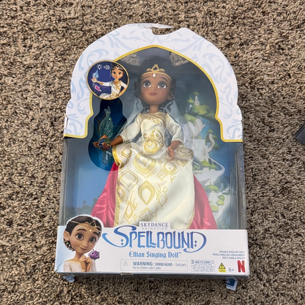 Spellbound Ellian Singing Doll - Gold and Red
